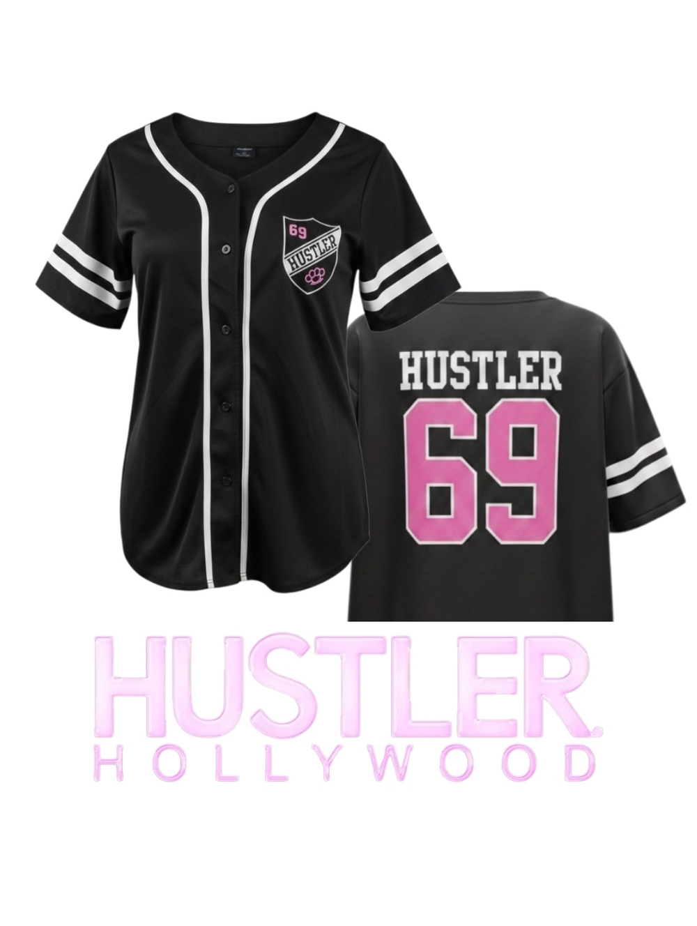 2000s Hustler's Hollywood Lingerie Fantasy Football Jersey